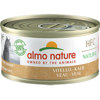 Produktbild von Almo Nature HFC Natural Katzenfutter Kalb Stückchen in Sauce Adult 24 x 70 g - 24 x 70 g