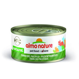 Produktbild von Almo Nature HFC Natural Katzenfutter Pazifikthunfisch Stückchen in Sauce Adult 24 x 70 g - 24 x 70 g