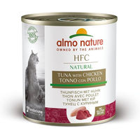 Produktbild von Almo Nature HFC Natural Katzenfutter Thunfisch und Huhn für erwachsene Katzen 12x280g ohne Farb- und Aromastoffe