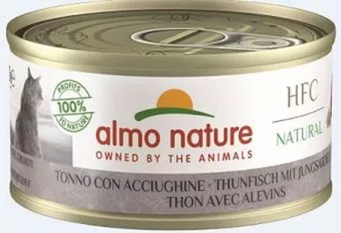 Almo Nature HFC Natural Katzenfutter Thunfisch und Sardine Stückchen in Sauce für erwachsene Katzen 24 x 70 g - 24 x 70 g – Bild 1 von 6