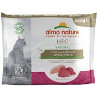 Produktbild von Almo Nature HFC Natural Katzennassfutter Thunfisch und Huhn Adult 48 x 55 g - 6 x 55 g