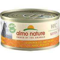 Produktbild von Almo Nature HFC Natural Kitten Huhn Stückchen in Sauce 70 g - 24 x 70 g