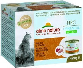 Almo Nature HFC Natural Light Katzen Nassfutter Huhn und Thunfisch Adult Glutenfrei 4 x 50 g - 4 x 50 g – Bild 1 von 10