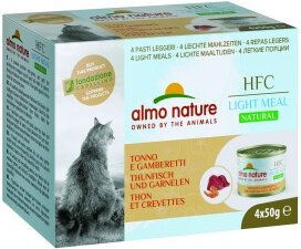 Almo Nature HFC Natural Light Katzenfutter Thunfisch und Garnelen Adult 4x50 g - 24 x 50 g – Bild 1 von 10