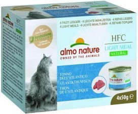 Almo Nature HFC Natural Light Meal Katzenfutter Adult Atlantik-Thunfisch Stückchen in Sauce glutenfrei 12 x 50 g - 4 x 50 g – Bild 1 von 6