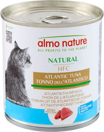 Almo Nature HFC Natural Nassfutter für ausgewachsene Katzen Atlantikthunfisch 12 x 280 g - 12 x 280 g – Bild 1 von 5
