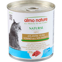 Produktbild von Almo Nature HFC Natural Nassfutter für ausgewachsene Katzen Atlantikthunfisch 12 x 280 g - 12 x 280 g