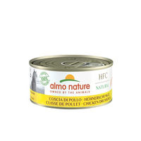 Produktbild von Almo Nature HFC Natural Nassfutter für Katzen Adult Huhn Stückchen in Sauce Monoprotein Glutenfrei 24 x 150 g - 24 x 150 g