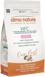 Almo Nature HFC Our Best Kitten Trockenfutter Huhn Monoprotein Glutenfrei 1,2 kg – Bild 1 von 2