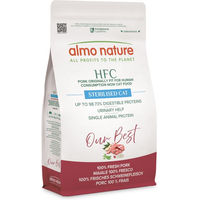 Produktbild von Almo Nature HFC Our Best Trockenfutter für Katzen Adult Sterilised Schwein 1,2 kg