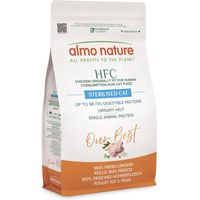 Produktbild von Almo Nature HFC Our Best Trockenfutter für sterilisierte Katzen Adult Huhn Glutenfrei 1,2kg