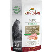 Produktbild von Almo Nature HFC Raw Pack Hundefutter Huhn und Schinken 24 x 55 g