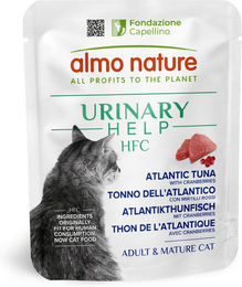 Produktbild von Almo Nature HFC Urinary Help Katzen Nassfutter Thunfisch und Huhn Adult 24 x 50 g Beutel - 24 x 50 g
