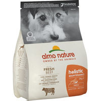 Produktbild von Almo Nature Holistic Adult Hundefutter Rind & Reis Small 3 x 2 kg ohne Farb- und Aromastoffe sowie Konservierungsstoffe - 3 x 2 kg