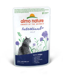 Almo Nature Holistic Adult Nassfutter Intestinal Help mit Fisch für Katzen 30 x 70 g - 30 x 70 g – Bild 1 von 13
