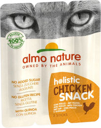 Produktbild von Almo Nature Holistic Crunchy Sticks Huhn Katzen Snack für erwachsene Katzen 15 g