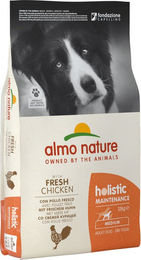 Produktbild von Almo Nature Holistic Hundefutter Adult Huhn & Reis Medium 2 x 12 kg - 2 x 12 kg