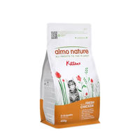 Produktbild von Almo Nature Holistic Kitten Trockenfutter mit Huhn und Reis 400 g Beutel