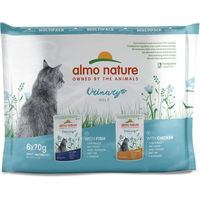 Produktbild von Almo Nature Holistic Urinary Help Nassfutter für Katzen mit Fisch und Huhn 2x6x70g - 12 x 70 g