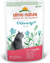 Produktbild von Almo Nature Holistic Urinary Help Nassfutter Lachs für erwachsene Katzen 30x70g