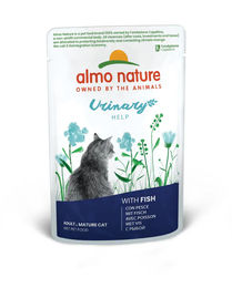 Almo Nature Holistic Urinary Katzen Nassfutter mit Fisch für adulte Katzen 30 x 70 g - 6 x 70 g – Bild 1 von 10