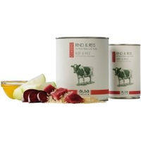 Produktbild von Almo Nature Hundefutter Nass Rind mit hohem Fleischanteil Stückchen in Sauce 6 x 800 g - 6 x 800 g