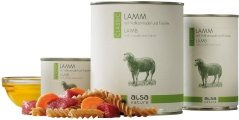 Produktbild von Almo Nature Hundefutter Stückchen in Sauce Lamm und Rind für Magen-Darm und Sensitive 6 x 200 g - 6 x 200 g