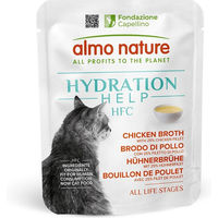 Produktbild von Almo Nature Hydration Help Brühe Hühner Filet Katzen Nassfutter 24x50g