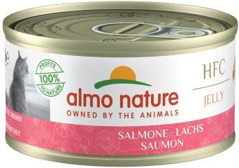 Produktbild von Almo Nature Jelly Katzenfutter Lachs Stückchen in Gelee 24x70 g
