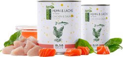 Produktbild von Almo Nature Katzenfutter Stückchen in Sauce Huhn und Lachs 6 x 400 g - 6 x 400 g