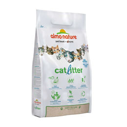 Almo Nature Natural Cat Litter Pflanzenstreu für Katzen, biologisch abbaubar und unparfümiert, 4,54 kg - 4,54 kg – Bild 1 von 4