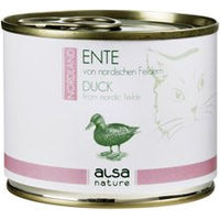 Produktbild von Almo Nature Nordland Ente Nassfutter Stückchen in Sauce getreidefrei Sensitive 200 g - 200 g