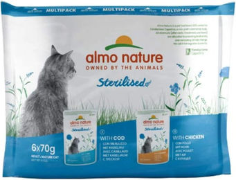 Almo Nature Sterilised Light Katzenfutter Kabeljau und Huhn zur Gewichtskontrolle – Bild 1 von 2