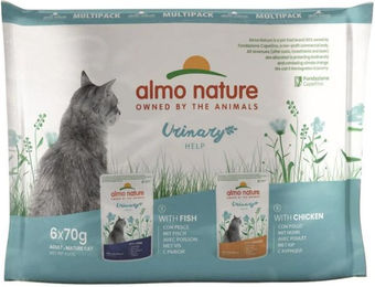 Almo Nature Urinary Help Nassfutter für Katzen mit Huhn und Fisch zur Unterstützung der Harnwege – Bild 1 von 2