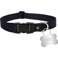 Produktbild von Alpha Industries Basic Hundehalsband aus Kunststoff Schwarz Größe M
