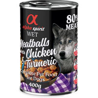 Produktbild von alpha spirit Hundefutter Huhn in Sauce getreidefrei und glutenfrei 400 g - 6 x 400 g