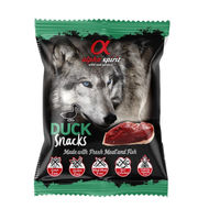 Produktbild von Alpha Spirit Hundesnack Monoprotein Ente oder Fisch gewürfelt für erwachsene Hunde 50 g - 50 g