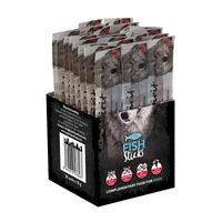 Produktbild von Alpha Spirit Individual Stick Belohnungssnack Fisch für Hunde Adult Getreidefrei und Hypoallergen 30er-Box