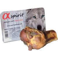 Produktbild von Alpha Spirit Kauknochen Schinkenknochen aus Schwein mit hohem Fleischanteil für alle Altersstufen 12 Stück
