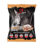 Produktbild von Alpha Spirit Kausnack Pute gewürfelt getreidefrei und glutenfrei 50 g - 50 g