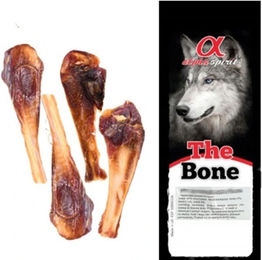 Produktbild von ALPHA SPIRIT Pfeil-Knochen aus Schwein zur Zahnpflege für Hunde 200g 4 Stk.