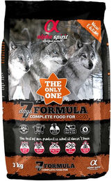 Alpha Spirit The Only One 7 Days Trockenhundefutter für adulte Hunde mit Schwein Huhn Fisch getreidefrei 3 kg - 3 kg – Bild 1 von 7