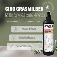 Produktbild von Alphazoo Abgegrast Grasmilben Spray für Hunde und Katzen 500 ml