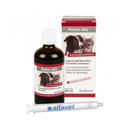 alphazoo Alfavet Pulmo Alfa Saft zur Unterstützung der Atemwege für Hunde und Katzen 100 ml - 100 ml – Bild 1 von 5