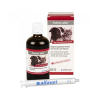 Produktbild von alphazoo Alfavet Pulmo Alfa Saft zur Unterstützung der Atemwege für Hunde und Katzen 100 ml - 100 ml