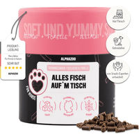 Produktbild von alphazoo Alles Fisch Auf'm Tisch Hundesnack mit Seelachs und Forelle 65g getreidefrei - 65 g