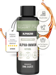 alphazoo Alpha-Immun Futteröl für Hunde mit Lachsöl zur Unterstützung von Haut, Fell und Immunsystem 100ml – Bild 1 von 8