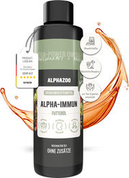 alphazoo Alpha-Immun Futteröl für Hunde und Katzen 250ml kaltgepresstes Haut-Fell-Supplement mit Lachsöl ohne Konservierungsstoffe - 250 ml – Bild 1 von 6