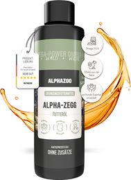 alphazoo Alpha-Zegg Futteröl für Hunde 250ml vegane Mischung für Haut, Fell und Immunsystem - 250 ml – Bild 1 von 6