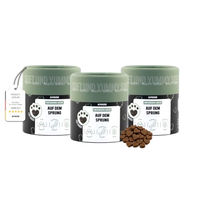 Produktbild von alphazoo Auf dem Sprung Funktionssnack für Hunde mit Erdnuss, Kokos und Bierhefe zur Unterstützung von Gelenken und Knochen, ohne künstliche Aromen und Farbstoffe